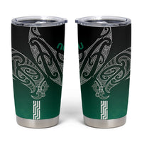 Aotearoa Maori Iwi Heritage Tumbler Cup Ngai Tahu Pounamu Green LT7 Jade Green - Polynesian Pride