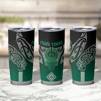 Aotearoa Maori Iwi Heritage Tumbler Cup Ngai Tahu Pounamu Green LT7 - Polynesian Pride