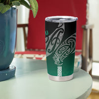 Aotearoa Maori Iwi Heritage Tumbler Cup Ngai Tahu Pounamu Green LT7 - Polynesian Pride