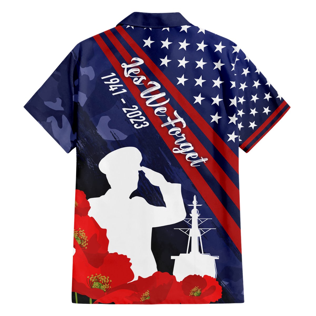 Pearl Harbor Remembrance Day Hawaiian Shirt Poppy Mix Style LT7 - Polynesian Pride