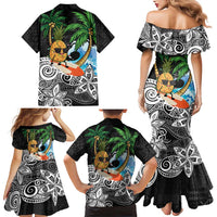 Tropical Christmas Polynesian Family Matching Mermaid Dress and Hawaiian Shirt Funny Surfing Pineapple LT7 - Polynesian Pride