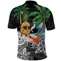 Tropical Christmas Polynesian Polo Shirt Funny Surfing Pineapple LT7 - Polynesian Pride