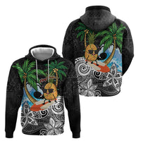 Tropical Christmas Polynesian Zip Hoodie Funny Surfing Pineapple LT7 - Polynesian Pride