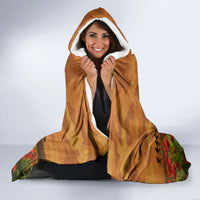 Norfolk Island ANZAC Day Personalised Hooded Blanket with Poppy Field LT9 - Polynesian Pride