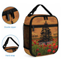 Norfolk Island ANZAC Day Personalised Lunch Bag with Poppy Field LT9 - Polynesian Pride