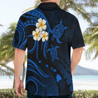 Hawaii Hawaiian Shirt Molokai Islands Polynesian Sunset Plumeria Blue Vibe LT9 - Polynesian Pride