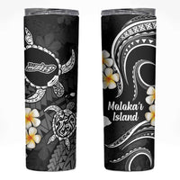 Hawaii Molokai Islands Pacific Plumeria Skinny Tumbler White Polynesian Tattoo LT9 White - Polynesian Pride