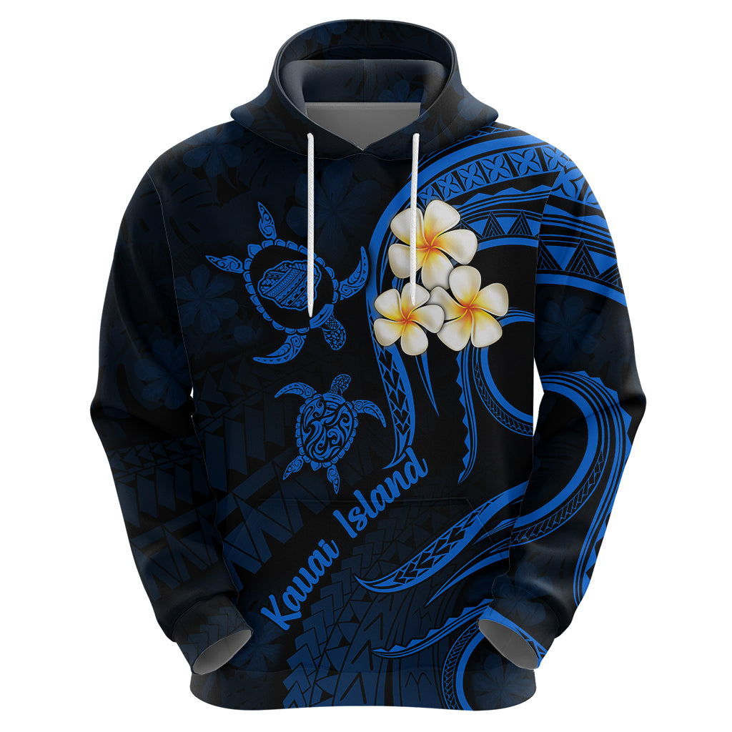 Hawaii Hoodie Kauai Islands Polynesian Sunset Plumeria LT9 - Polynesian Pride