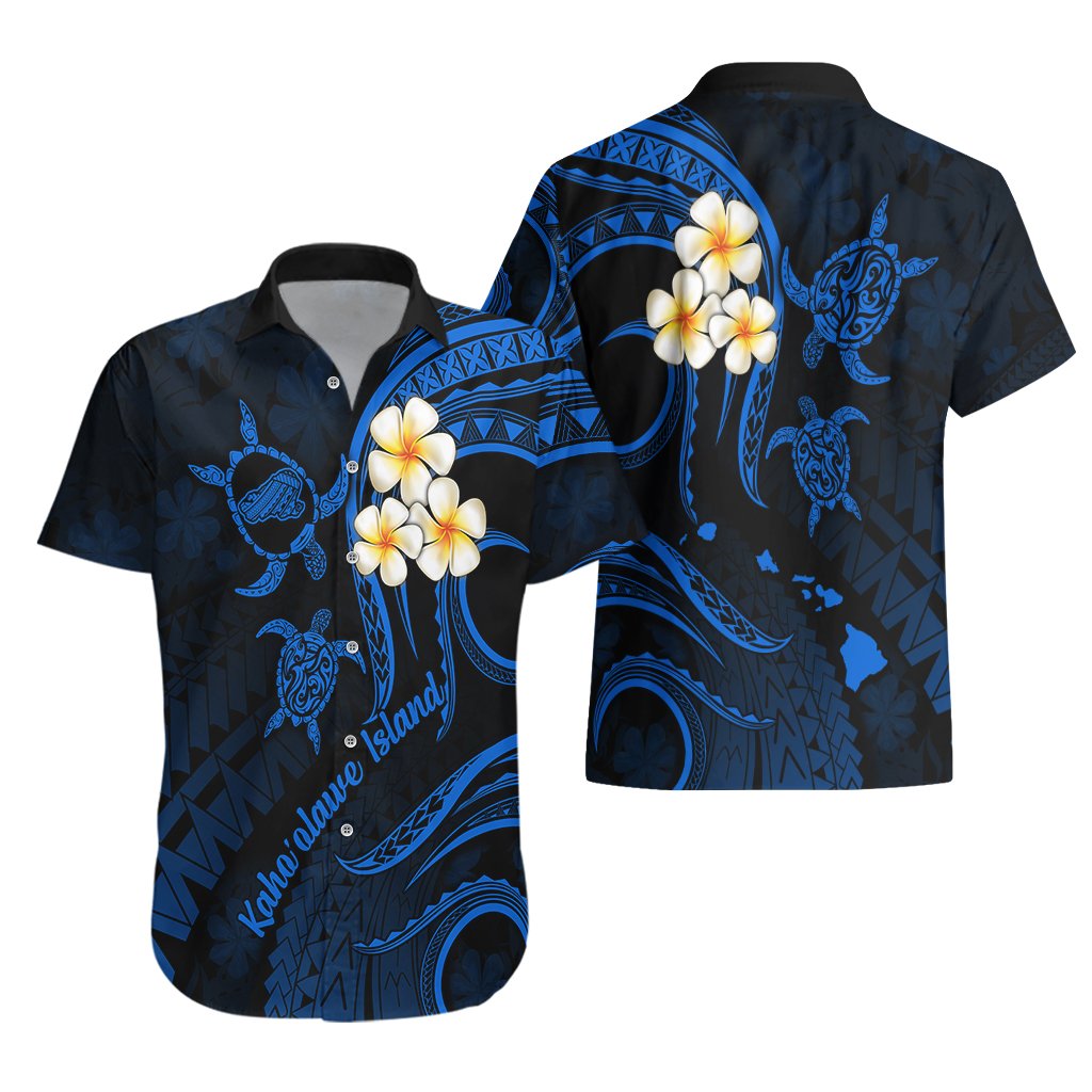 Hawaii Hawaiian Shirt Kahoolawe Islands Polynesian Sunset Plumeria LT9 - Polynesian Pride