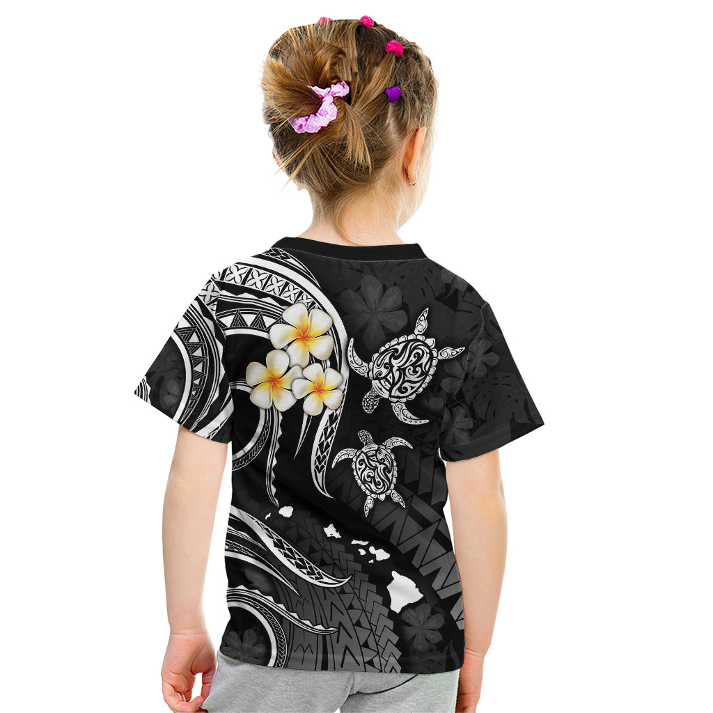 Polynesian Hawaii Kid T Shirt Kahoolawe Islands with Pacific Plumeria White Vibe LT9 - Polynesian Pride