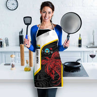 Personalised PNG Hela Province Apron Bird of Paradise Tattoo Flag Motif LT9 - Polynesian Pride
