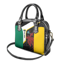 Personalised PNG Hela Province Shoulder Handbag Bird of Paradise Tattoo Flag Motif LT9 - Polynesian Pride