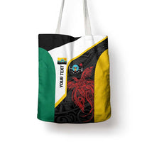 Personalised PNG Hela Province Tote Bag Bird of Paradise Tattoo Flag Motif LT9 - Polynesian Pride