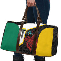 Personalised PNG Hela Province Travel Bag Bird of Paradise Tattoo Flag Motif LT9 - Polynesian Pride