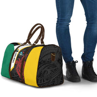 Personalised PNG Hela Province Travel Bag Bird of Paradise Tattoo Flag Motif LT9 - Polynesian Pride