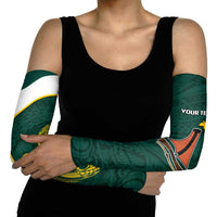 Personalised PNG Jiwaka Province Arm Sleeves Bird of Paradise Tattoo Flag Motif LT9 - Polynesian Pride