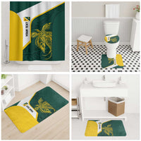 Personalised PNG Jiwaka Province Bathroom Set Bird of Paradise Tattoo Flag Motif LT9 - Polynesian Pride