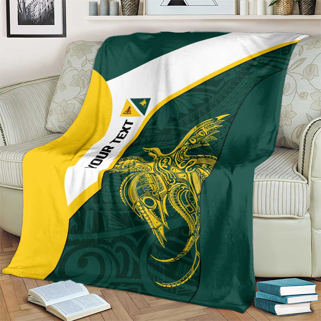 Personalised PNG Jiwaka Province Blanket Bird of Paradise Tattoo Flag Motif LT9 - Polynesian Pride