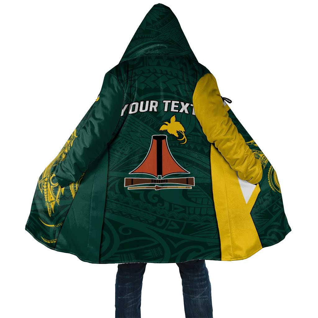 Personalised PNG Jiwaka Province Cloak Bird of Paradise Tattoo Flag Motif LT9 Unisex Green - Polynesian Pride