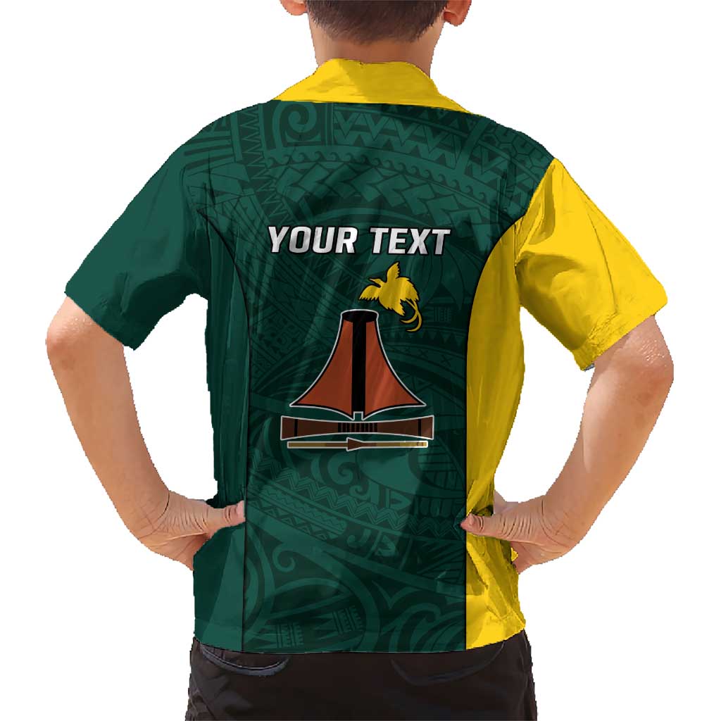 Personalised PNG Jiwaka Province Hawaiian Shirt Bird of Paradise Tattoo Flag Motif LT9 - Polynesian Pride