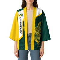 Personalised PNG Jiwaka Province Kimono Bird of Paradise Tattoo Flag Motif LT9 - Polynesian Pride