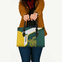 Personalised PNG Jiwaka Province Leather Bag Bird of Paradise Tattoo Flag Motif LT9 - Polynesian Pride