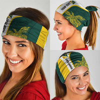 Personalised PNG Jiwaka Province Neck Gaiter Bird of Paradise Tattoo Flag Motif LT9 - Polynesian Pride