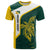 Personalised PNG Jiwaka Province T Shirt Bird of Paradise Tattoo Flag Motif - Polynesian Pride