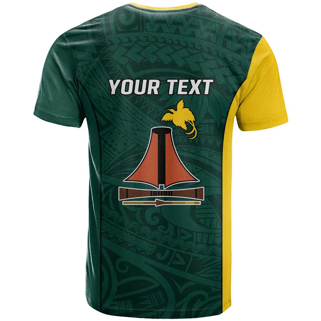 Personalised PNG Jiwaka Province T Shirt Bird of Paradise Tattoo Flag Motif LT9 - Polynesian Pride