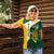 Personalised PNG Jiwaka Province Women Polo Shirt Bird of Paradise Tattoo Flag Motif - Polynesian Pride