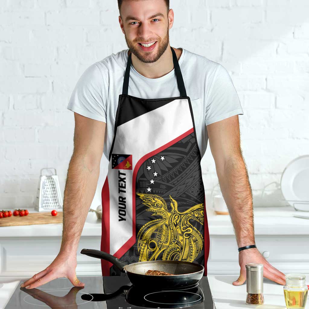 Personalised PNG Sandaun Province Apron Bird of Paradise Tattoo Flag Motif LT9 - Polynesian Pride