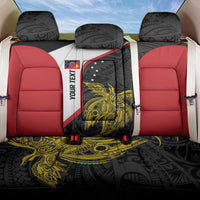 Personalised PNG Sandaun Province Back Car Seat Cover Bird of Paradise Tattoo Flag Motif LT9 One Size Red - Polynesian Pride