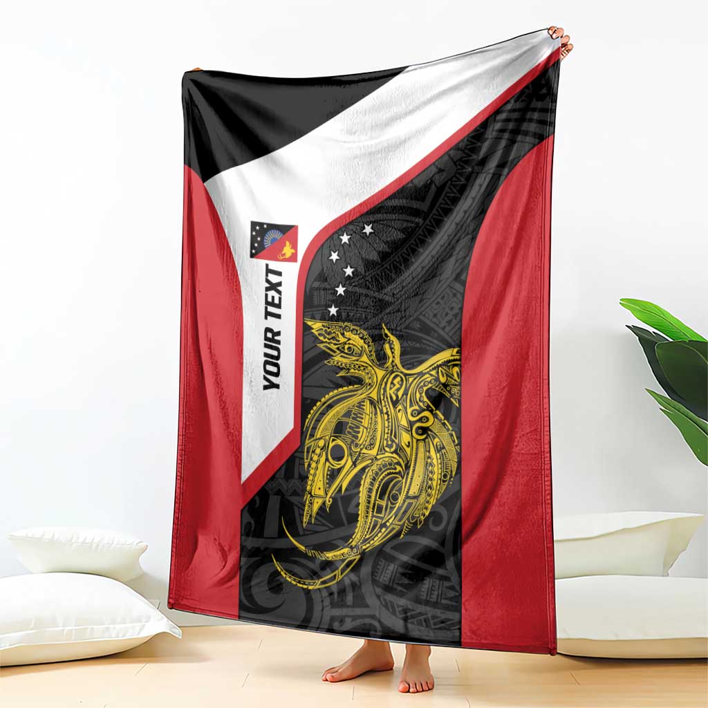 Personalised PNG Sandaun Province Blanket Bird of Paradise Tattoo Flag Motif LT9 - Polynesian Pride