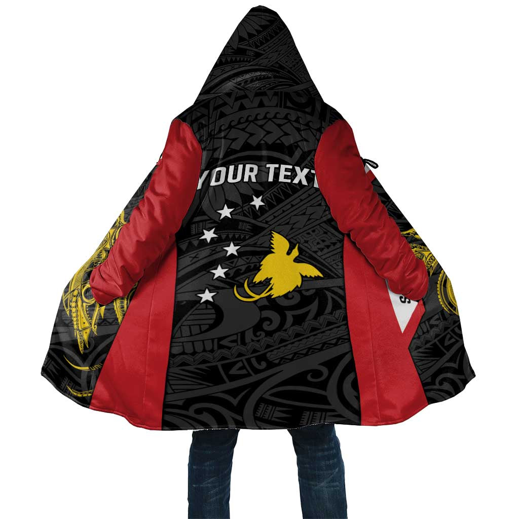 Personalised PNG Sandaun Province Cloak Bird of Paradise Tattoo Flag Motif LT9 Unisex Red - Polynesian Pride
