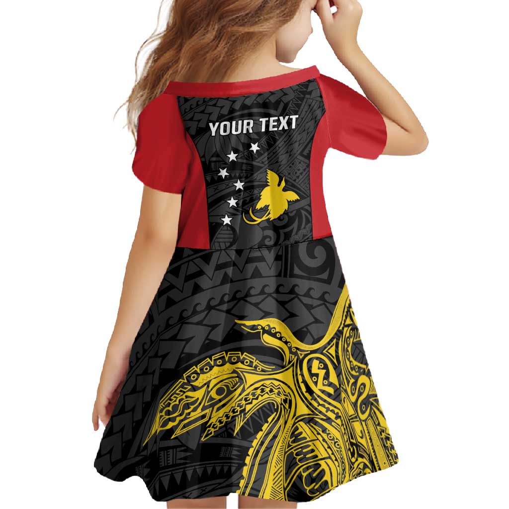 Personalised PNG Sandaun Province Family Matching Summer Maxi Dress and Hawaiian Shirt Bird of Paradise Tattoo Flag Motif LT9 - Polynesian Pride