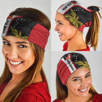 Personalised PNG Sandaun Province Neck Gaiter Bird of Paradise Tattoo Flag Motif LT9 - Polynesian Pride