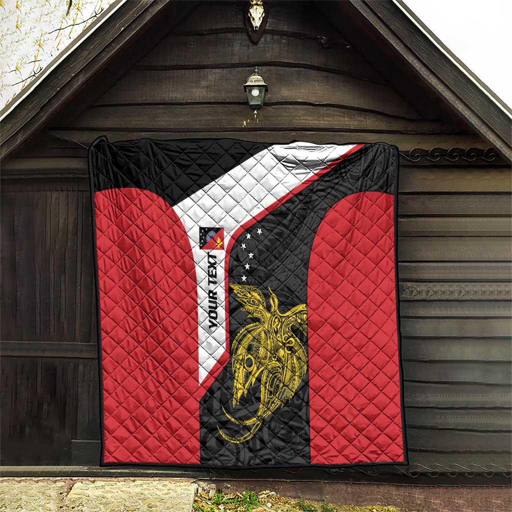 Personalised PNG Sandaun Province Quilt Bird of Paradise Tattoo Flag Motif LT9 - Polynesian Pride