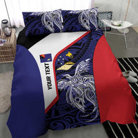 Personalised PNG West New Britain Province Bedding Set Bird of Paradise Tattoo Flag Motif LT9 - Polynesian Pride