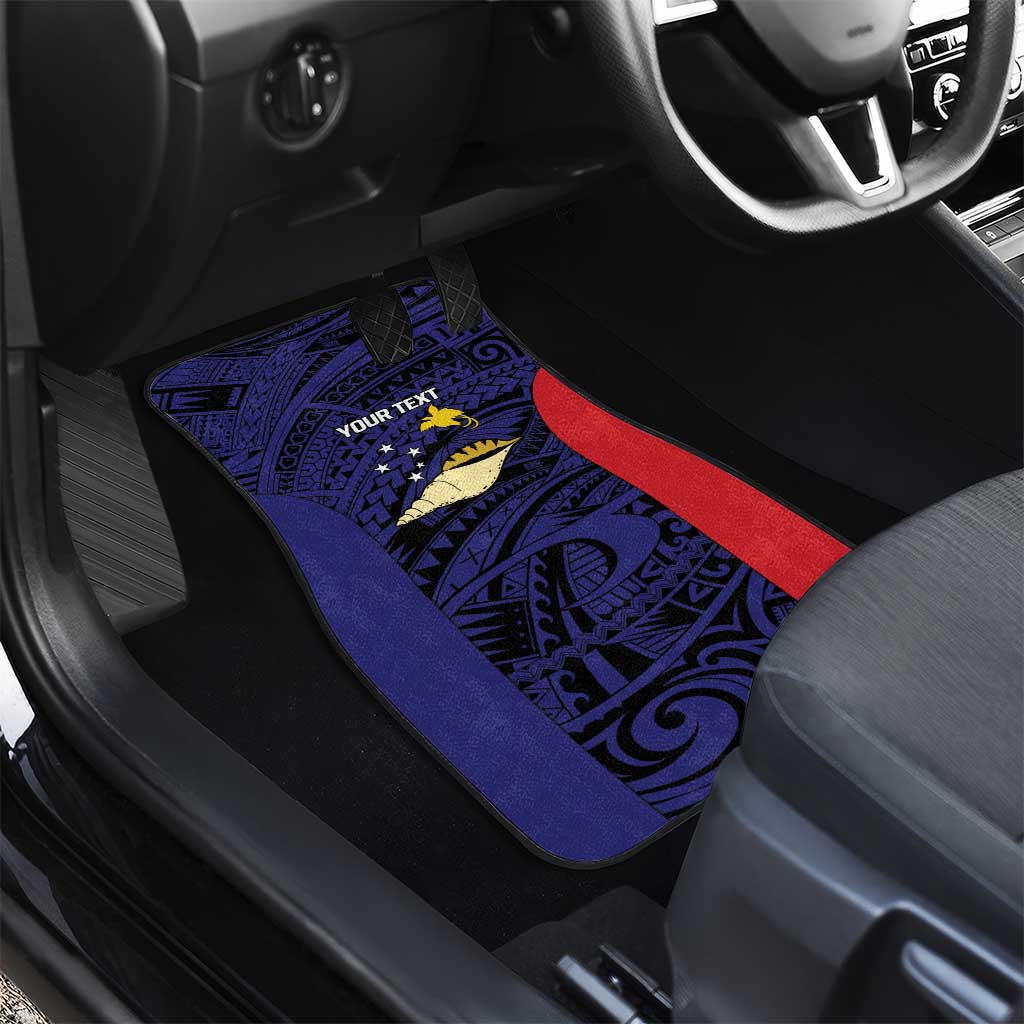 Personalised PNG West New Britain Province Car Mats Bird of Paradise Tattoo Flag Motif LT9 - Polynesian Pride