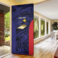 Personalised PNG West New Britain Province Door Cover Bird of Paradise Tattoo Flag Motif LT9 - Polynesian Pride