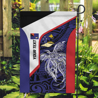 Personalised PNG West New Britain Province Garden Flag Bird of Paradise Tattoo Flag Motif LT9 Garden Flag Blue - Polynesian Pride