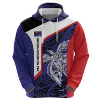 Personalised PNG West New Britain Province Hoodie Bird of Paradise Tattoo Flag Motif LT9 - Polynesian Pride