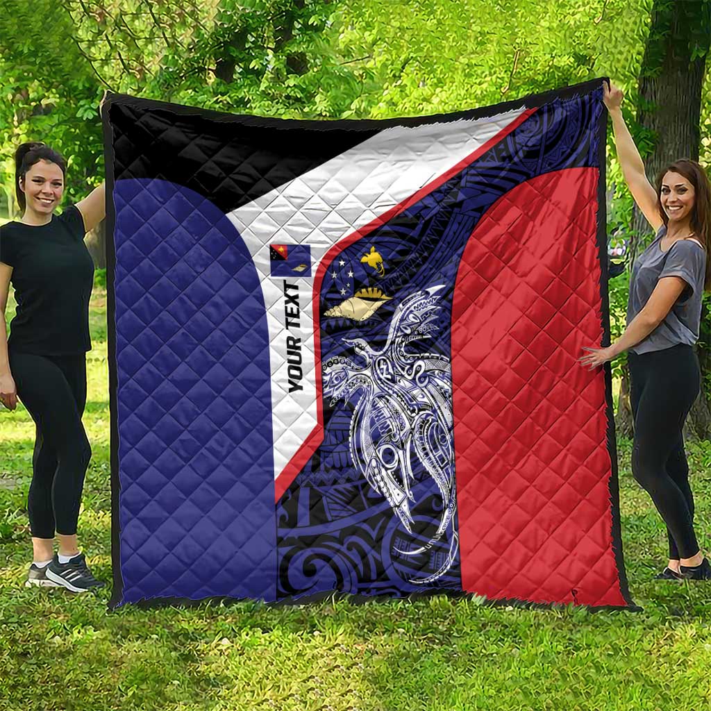 Personalised PNG West New Britain Province Quilt Bird of Paradise Tattoo Flag Motif LT9 - Polynesian Pride
