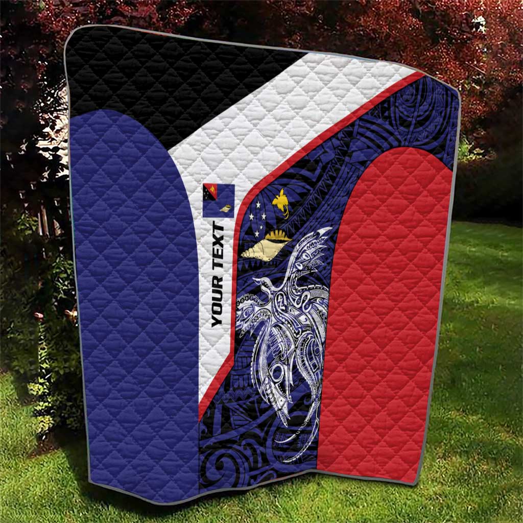 Personalised PNG West New Britain Province Quilt Bird of Paradise Tattoo Flag Motif LT9 - Polynesian Pride