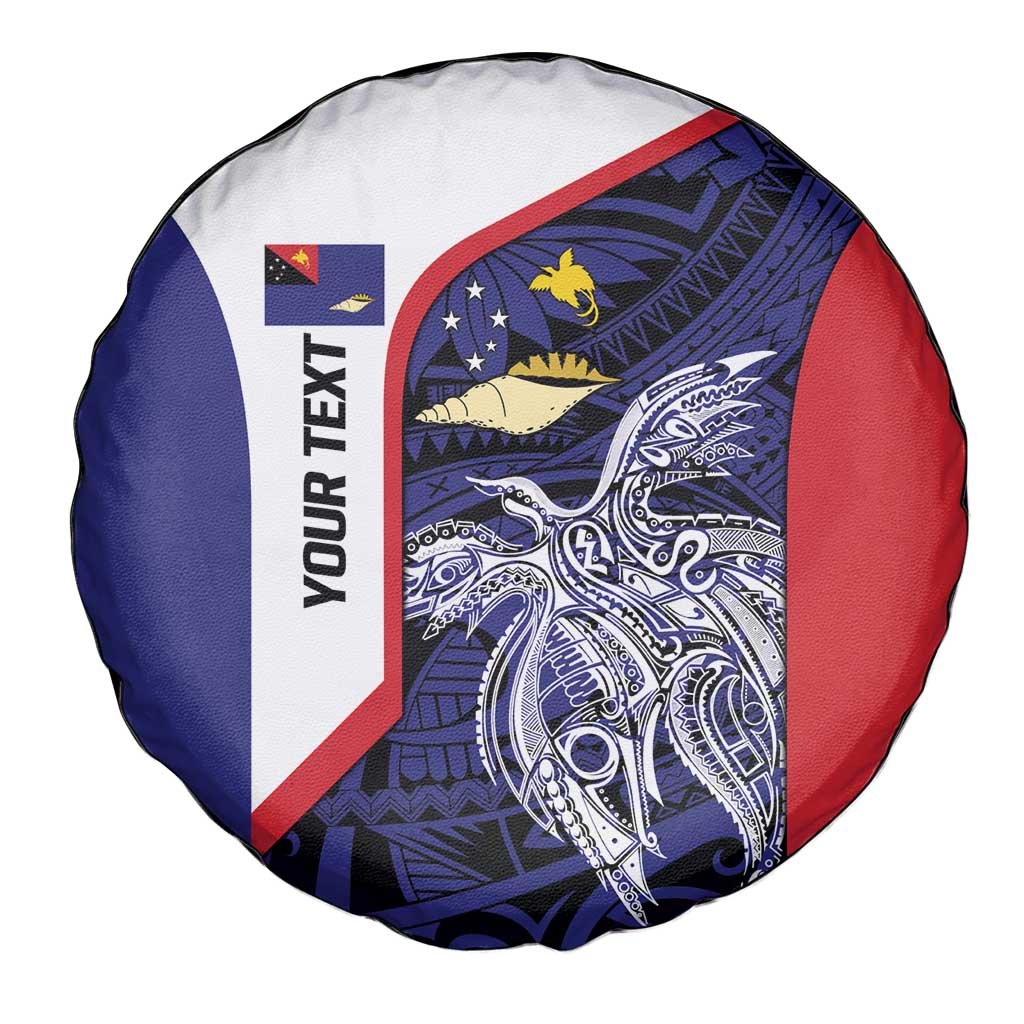 Personalised PNG West New Britain Province Spare Tire Cover Bird of Paradise Tattoo Flag Motif LT9 - Polynesian Pride