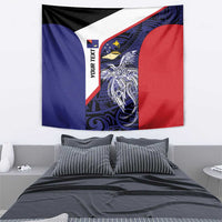 Personalised PNG West New Britain Province Tapestry Bird of Paradise Tattoo Flag Motif LT9 - Polynesian Pride