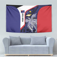 Personalised PNG West New Britain Province Tapestry Bird of Paradise Tattoo Flag Motif LT9 - Polynesian Pride