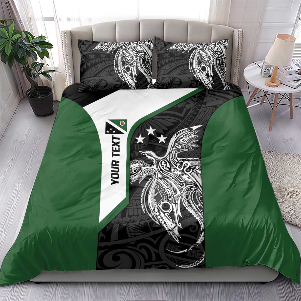 Personalised PNG Western Highlands Province Bedding Set Bird of Paradise Tattoo Flag Motif LT9 - Polynesian Pride
