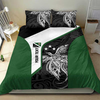 Personalised PNG Western Highlands Province Bedding Set Bird of Paradise Tattoo Flag Motif LT9 - Polynesian Pride