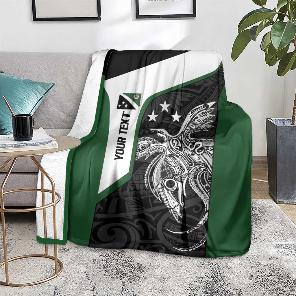 Personalised PNG Western Highlands Province Blanket Bird of Paradise Tattoo Flag Motif LT9 - Polynesian Pride